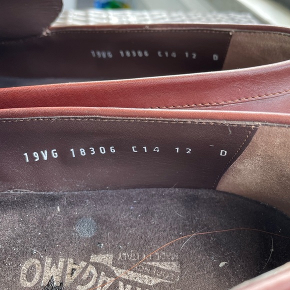 Brown Ferragamo Loafers Size 12D - Picture 7 of 7